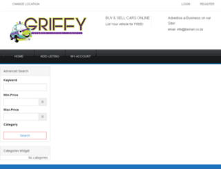 griffy.co.za screenshot