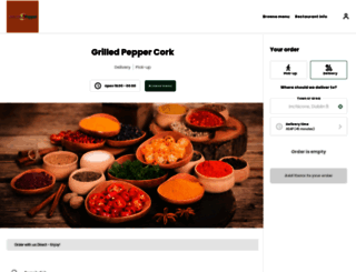 grilledpepper.ie screenshot