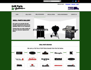grillpartsgallery.com screenshot