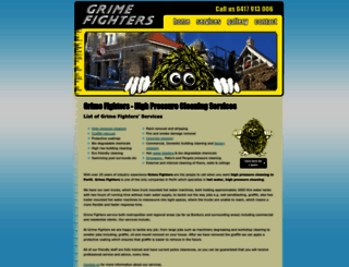 grimefighters.com.au screenshot