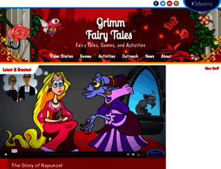 grimmfairytales.com screenshot