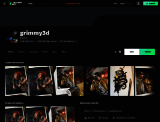grimmy3d.deviantart.com screenshot