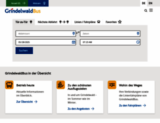 grindelwaldbus.ch screenshot