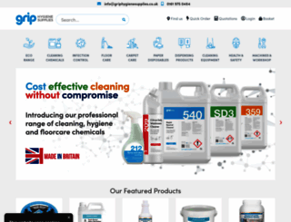 griphygienesupplies.co.uk screenshot