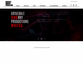 grisedalesherryproductions.com screenshot