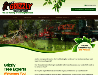 grizzlytreeexperts.com screenshot