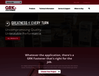 grkfasteners.com screenshot