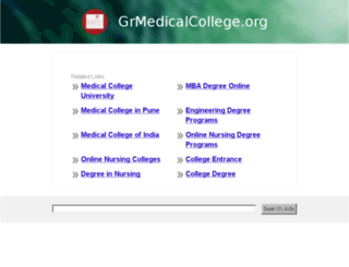 grmedicalcollege.org screenshot