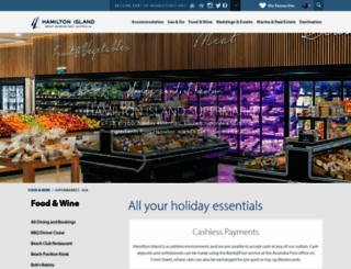 groceries.hamiltonisland.com.au screenshot