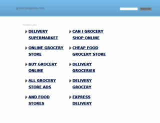 groceryexpress.com screenshot