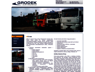 grodek-transport.pl screenshot