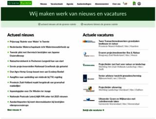 groeneruimte.nl screenshot