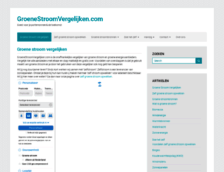 groenestroomvergelijken.com screenshot