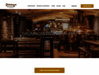 groeninger-hamburg.de screenshot