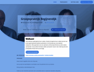 groepspraktijkbegijnendijk.be screenshot