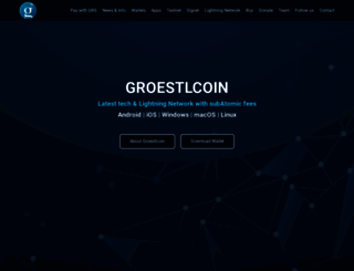 groestlcoin.com screenshot