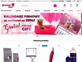groomershop.pl screenshot
