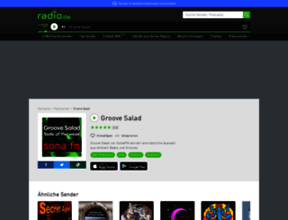 groovesalad.radio.de screenshot