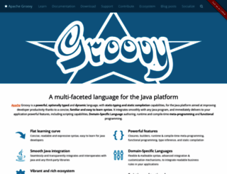 groovy-lang.org screenshot
