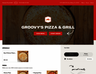 groovyspizzaandgrill.com screenshot