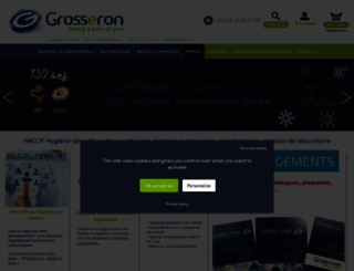 grosseron.com screenshot