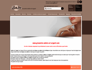 grossiste-ambre-et-argent.com screenshot