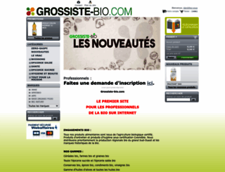 grossiste-bio.com screenshot