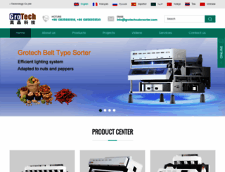 grotechcolorsorter.com screenshot