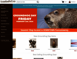 groundhogstuff.com screenshot