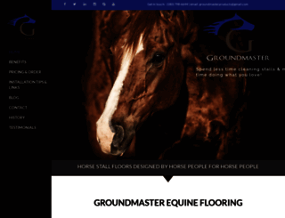 groundmasterequine.com screenshot