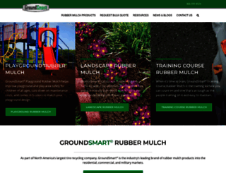 groundsmartrubbermulch.com screenshot