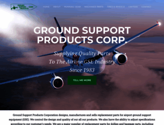 groundsupportproducts.com screenshot