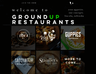 grounduprestaurants.com screenshot