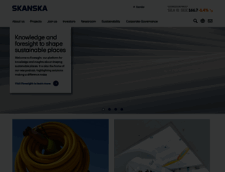 group.skanska.com screenshot