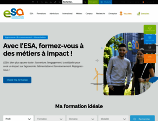 groupe-esa.com screenshot