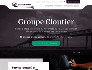 groupecloutier.com screenshot