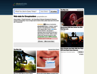 groupinsiders.com.clearwebstats.com screenshot