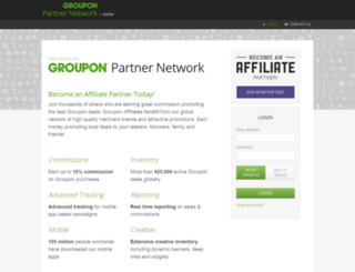 grouponaffiliate.com screenshot