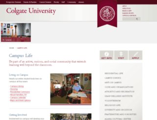 groups.colgate.edu screenshot