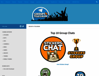 groupsfortelegram.com screenshot