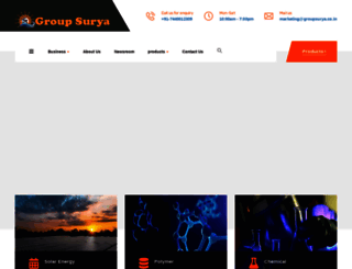 groupsurya.co.in screenshot