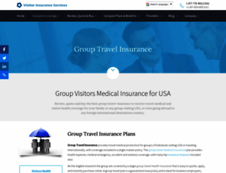 grouptravelmedicalinsurance.net screenshot