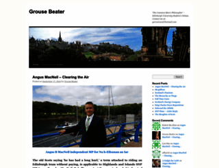 grousebeater.wordpress.com screenshot
