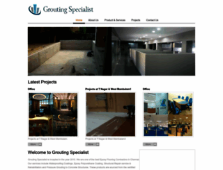 groutingspecialist.net screenshot