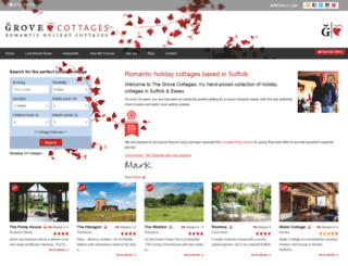 grove-cottages.co.uk screenshot