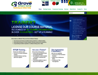 grove.co.uk screenshot