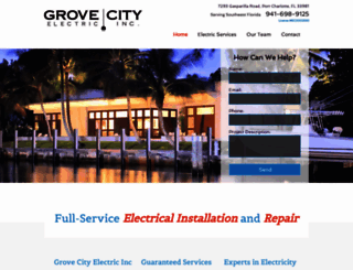 grovecityelectric.com screenshot