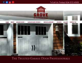 groveoverheaddoors.com screenshot