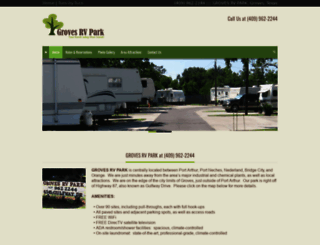 grovesrvpark.com screenshot