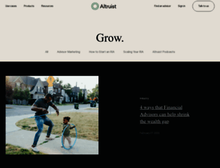 grow.altruist.com screenshot